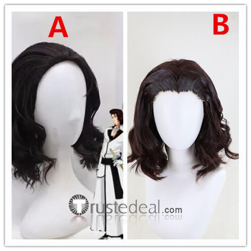 Bleach Coyote Starrk Black Brown Styled Cosplay Wig