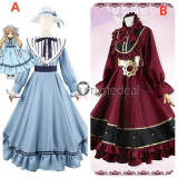 Ensemble Stars Doll Mademoiselle Red Blue Lolita Dress Cosplay Costume