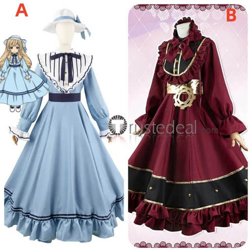 Ensemble Stars Doll Mademoiselle Red Blue Lolita Dress Cosplay Costume
