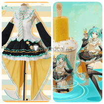 Vocaloid Dairy Queen DQ Hatsune Miku Cosplay Costume
