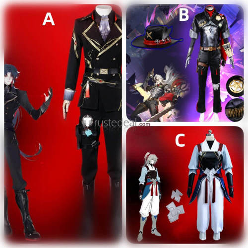 Honkai Star Rail Young Jing Yuan Blade Military Boothill Cosplay Costume
