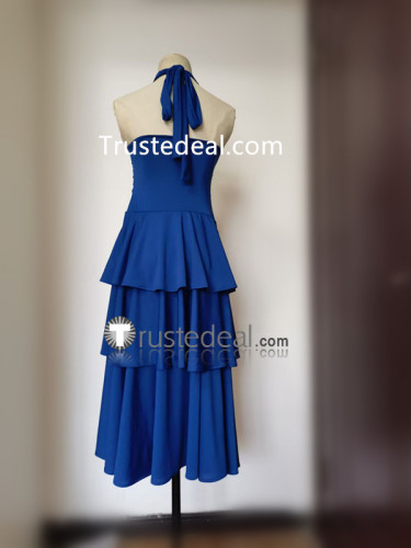 Commission Twilight Bella Swan Blue Prom Dress Cosplay Costume