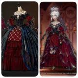 Jiangnan Meow Identity V False Hope Bloody Queen Mary Goth Cosplay Costume