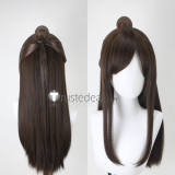 Gyakuten Saiban Houzuki Akane Brown Styled Cosplay Wig