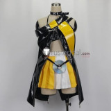 Vocaloid Lily Yellow Black Cosplay Costume 2