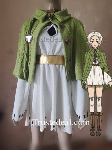 Mushoku Tensei Isekai Ittara Honki Dasu Jobless Reincarnation Sylphiette Sylphy Green Cosplay Costume