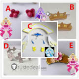 Hirogaru Sky! Pretty Cure Precure Ellee-chan Cure Majesty Haruno Haruka Cure Flora Yakushiji Saaya Cure Ange Earrings Cosplay Accessories
