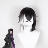 Black Butler Kuroshitsuji Public School Arc Gregory Violet Black Purple Silver White Cosplay Wig