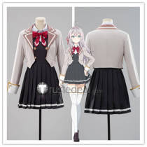 Roshidere Alya Sometimes Hides Her Feelings in Russian Alisa Mikhailovna Kujou School Uniform Cosplay Costume