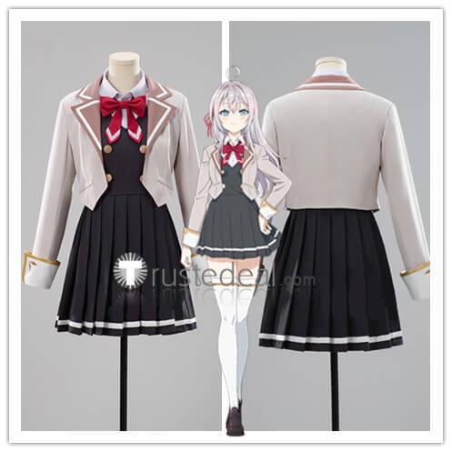 Roshidere Alya Sometimes Hides Her Feelings in Russian Alisa Mikhailovna Kujou School Uniform Cosplay Costume