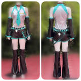 Vocaloid Project DIVA Hatsune Miku Punkish Cosplay Costume