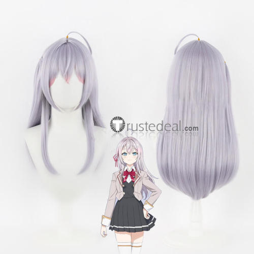 Roshidere Alya Sometimes Hides Her Feelings in Russian Alisa Mikhailovna Kujou Suou Yuki Cosplay Wig