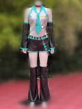Vocaloid Project DIVA Hatsune Miku Punkish Cosplay Costume