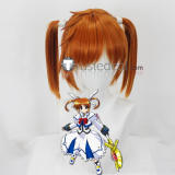 Magical Girl Lyrical Nanoha Takamachi Ponytails Styled Cosplay Wig