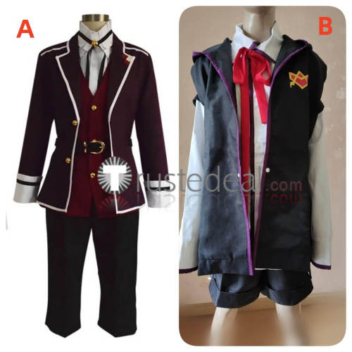 Diabolik Lovers Sakamaki Kanato Haunted Dark Bridal Casual Cosplay Costume