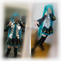 Vocaloid Miku Hatsune Original Dress Cosplay Costume Pleather Version