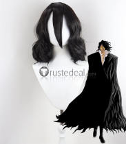 Bleach Zangetsu Black Curly Styled Cosplay Wig