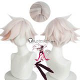 Hazbin Hotel Niffty Angel Dust Alastor Red Cosplay Wig Ears Hair Accessories