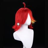 Hazbin Hotel Niffty Angel Dust Alastor Red Cosplay Wig Ears Hair Accessories