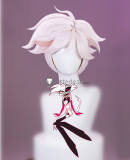 Hazbin Hotel Niffty Angel Dust Alastor Red Cosplay Wig Ears Hair Accessories