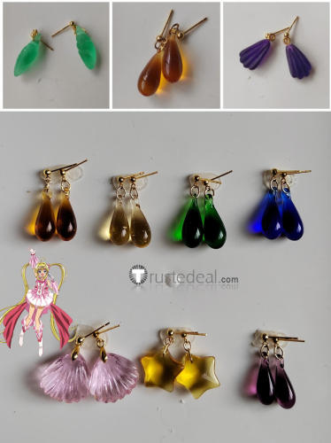 Mermaid Melody Lucia Noel Karen Coco Rina Sara Hanon Super Idol Cosplay Earrings Accessories