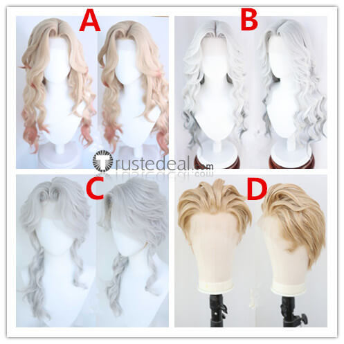 Identity V Joseph Desaulniers Hangover Alva Lorenz Hermit Ada Mesmer Everlasting Night Frederick Kreiburg Composer Lace Front Styled Cosplay Wig