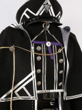Touken Ranbu Taikei Naotane Black Cosplay Costume