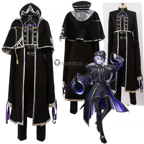 Touken Ranbu Taikei Naotane Black Cosplay Costume