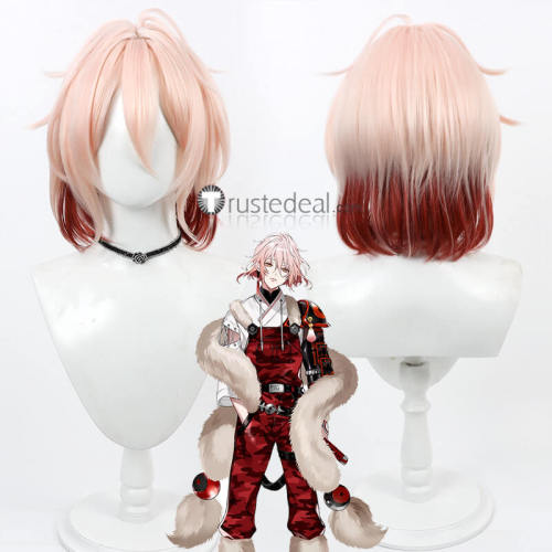 Touken Ranbu Kashagiri Fukushima Mitsutada Hanjin Magoroku Kanemoto Black Pink Brown Cosplay Wig