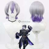 Touken Ranbu Jikkyuu Mitsutada Minamoto Kiyomaro Taikei Naotane Purple Silver Black Cosplay Wig