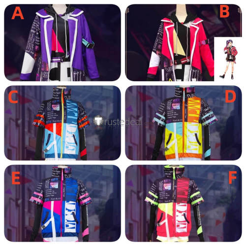 Project Sekai Colorful Stage! feat. Hatsune Miku Vivid BAD SQUAD Kaito Len Shiraishi An Azusawa Shinonome Akito Aoyagi Cosplay Costume