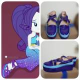My Little Pony Equestria Girls Spring Breakdown Rarity Purple Cosplay Shoes Boots