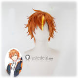 Project Sekai Colorful Stage! feat. Hatsune Miku Vivid BAD SQUAD Shiraishi An Vivid Crew Shinonome Akito Orange Ponytail Styled Cosplay Wig