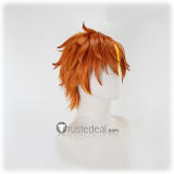 Project Sekai Colorful Stage! feat. Hatsune Miku Vivid BAD SQUAD Shiraishi An Vivid Crew Shinonome Akito Orange Ponytail Styled Cosplay Wig