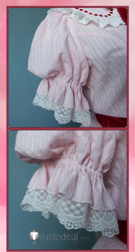 Touhou Project Remilia Scarlet Lolita Pink Cosplay Costume