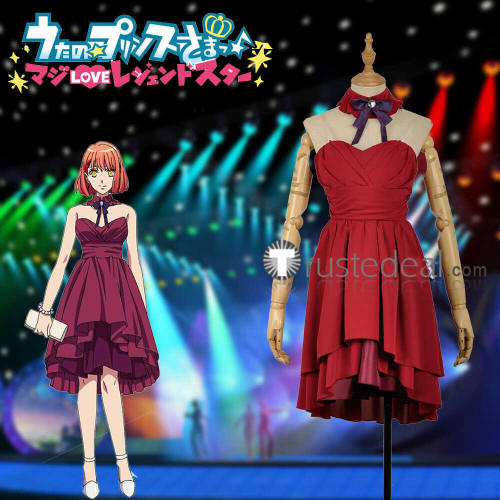 Uta no Prince-sama Haruka Nanami Red Gown Cosplay Costume