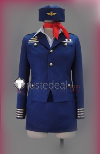 Uta no Prince-sama Shining Airlines Ringo Tsukimiya Stewardess Uniform Cosplay Costume