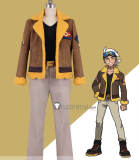 Pokemon Horizons The Series Professor Friede Shirt Coat Cosplay Costume