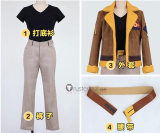 Pokemon Horizons The Series Professor Friede Shirt Coat Cosplay Costume