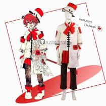 Vocaloid 4 Fukase Red White Halloween Cosplay Costume