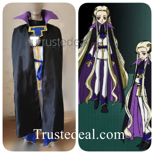 Code Geass V.V. VV Victor zi Britannia Cosplay Costume
