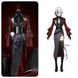 Genshin Impact Fatui Harbinger The Knave Arlecchino Hoyofair 2024 Cosplay Costume