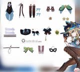 Genshin Impact Kirara New OUtfit Phantom in Boots Cosplay Costume
