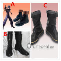 Final Fantasy VII 7 FF7 Zack Fair Aerith Gainsborough Cosplay Shoes Boots
