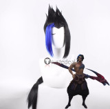 League of Legends Kayn The Shadow Reaper Odyssey Blue Black Styled Cosplay Wig
