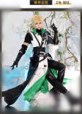 Final Fantasy VII Ever Crisis FF7 Youth Cloud Strife Stream Saber Outfit White Cosplay Costume