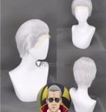Gintama Silver Soul Matsudaira Katakuriko Silver White Styled Cosplay Wig
