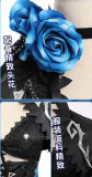 Black Rock Shooter FRAGMENT Elishka Rose of the Abyss Black Cosplay Costume