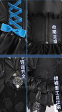 Black Rock Shooter FRAGMENT Elishka Rose of the Abyss Black Cosplay Costume