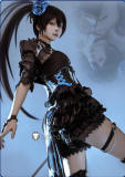 Black Rock Shooter FRAGMENT Elishka Rose of the Abyss Black Cosplay Costume